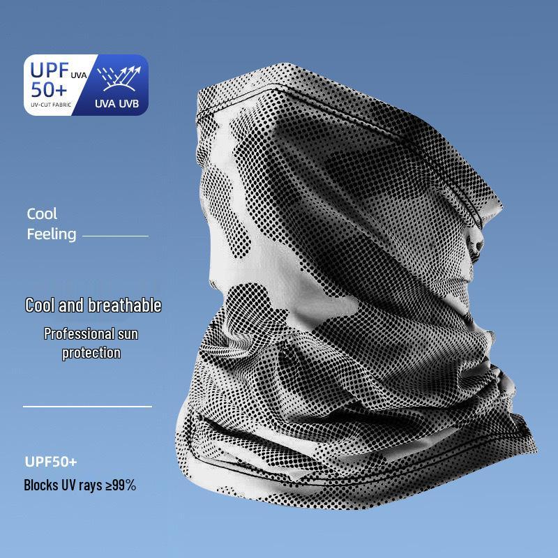 Men s Camouflage UV Protection Ice Silk Arm Sleeves for Summer Fishing One Size