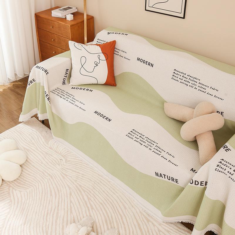 INS Style Sofa Towel Full Cover Cloth Simple Sofa Cushion Blanket All-Inclusive Universal Cover Towel Four Seasons Universal Sofa Cover Cover
