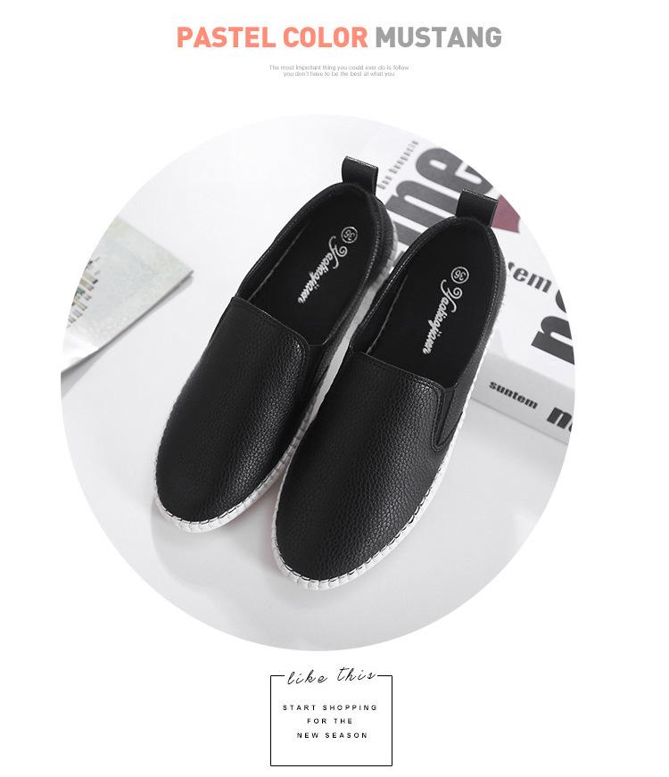 Mocassini bianchi versatili slip-on da donna – Scarpe casual basse da sera per l'autunno 2025