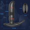 Mannlig silikon anal vibrator prostatastimulator forsinket cum butt plug dildo sexleketøy for voksne