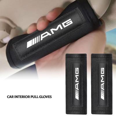 Guante de Tirón de Techo de Coche Cubierta Protectora de Manija Interior de Puerta Para Mercedes Benz AMG GLE GLS GLC CLA GLB ML C500 C200 C300 W204 W206 W205 W212 W203