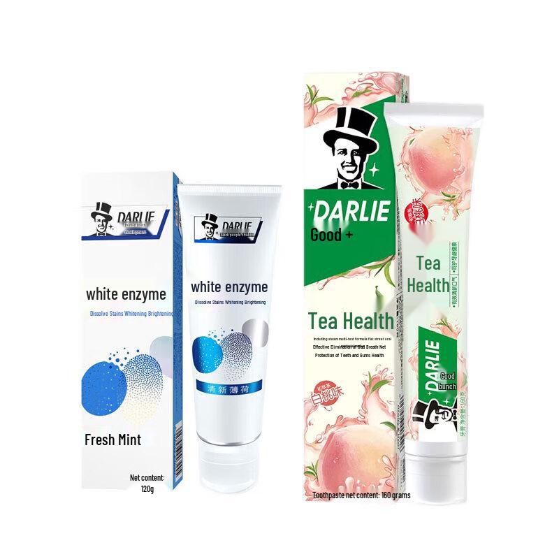 

Darlie White Enzyme & Tea Peach Toothpaste Bundle