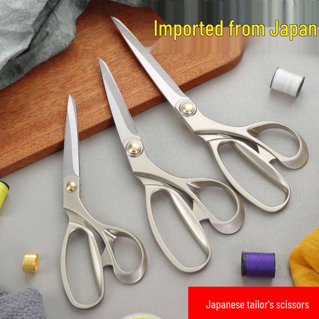 Professional Stainless Steel Alloy Scissors for Fabric, Leather, and Paper Cutting