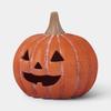 Pumpkin Resin Figurine Fall Decor for Tabletop Shelf