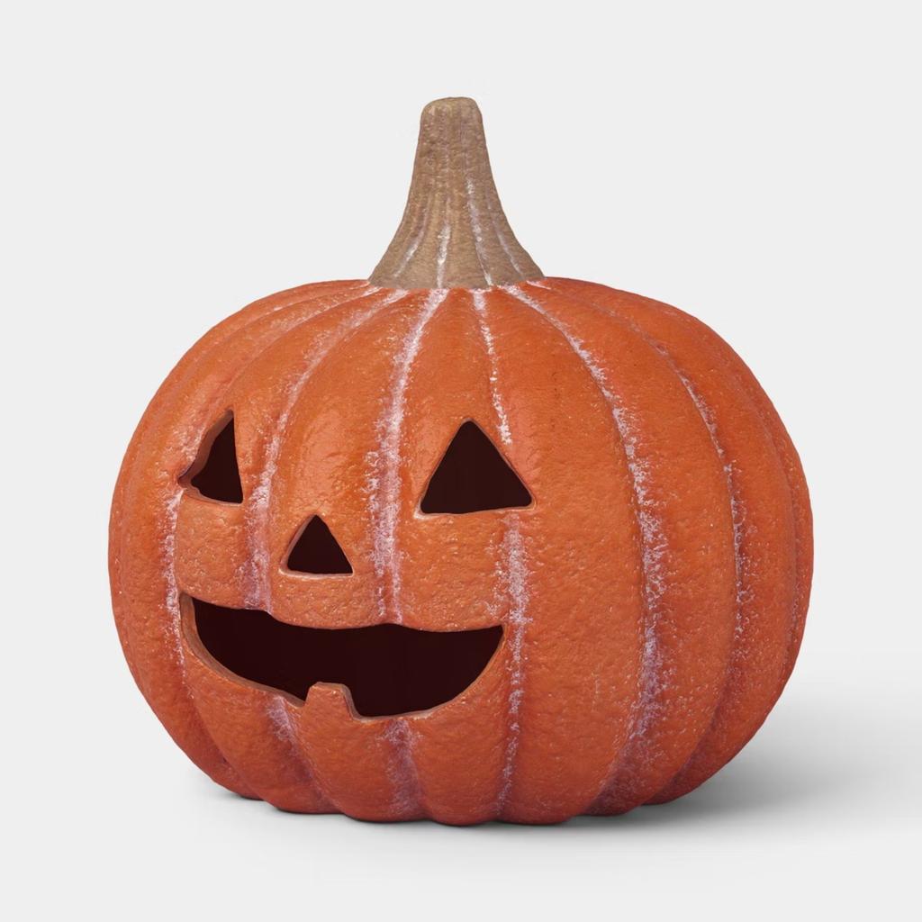 Pumpkin Resin Figurine Fall Decor for Tabletop Shelf