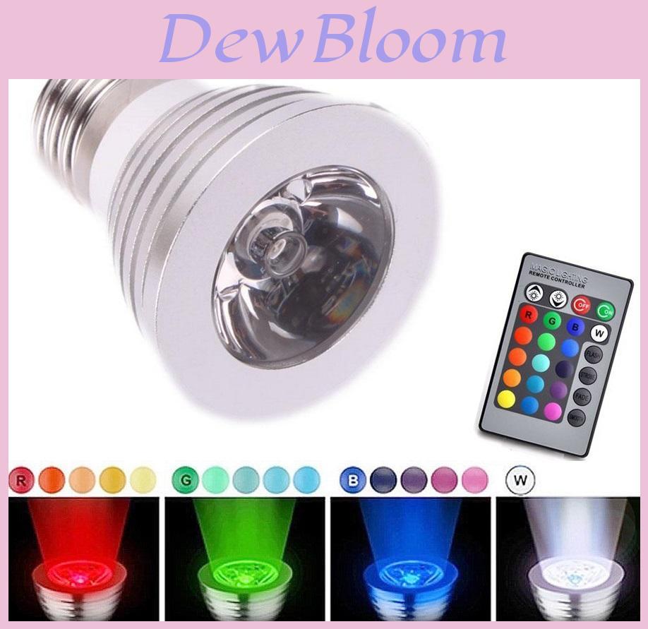 Premium Quality Magic Spot Light Bulb Lamp With 16 Color Led Wireless Remote Control For Any Room