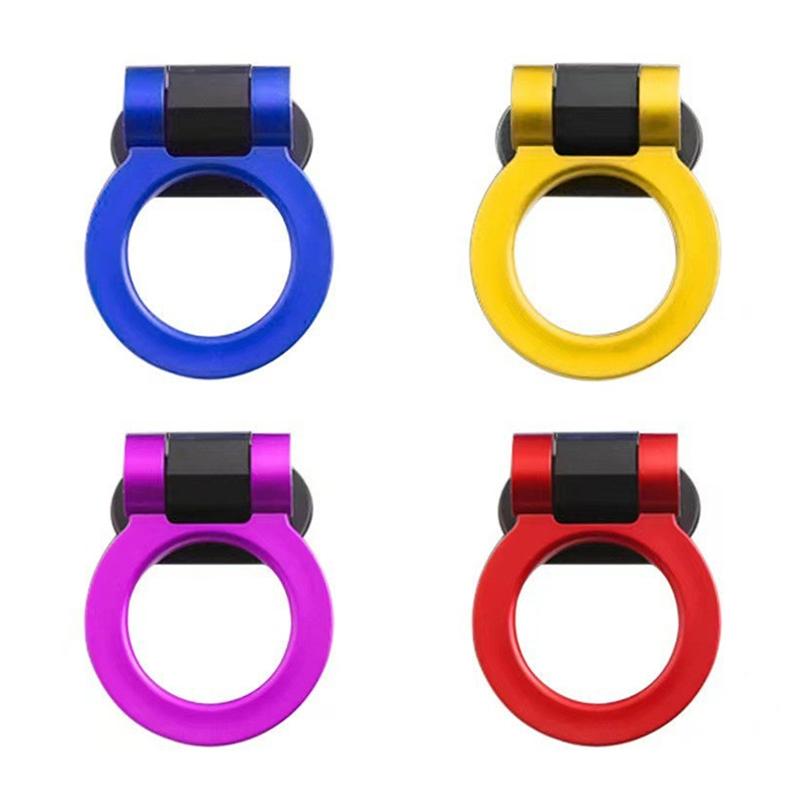 Abs Car Styling Trailer Hooks Sticker Decoration Car Auto Rear Front Trailer Simulation Racing Ring Vehicle Towing Hook