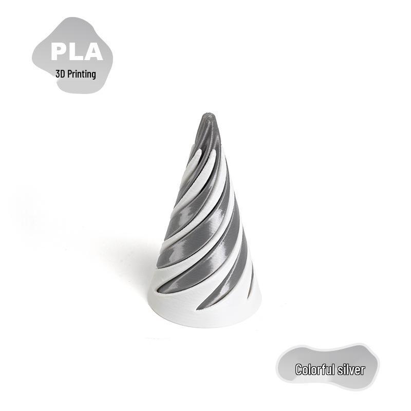 3D Printed Spinning Top: Dragon Figurine Decompression Toy - Two-Color Interlocking Educational Cone Toy
