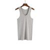 Men's Cotton Vest Solid Fitness Sports Youth Men's Fashion Stretch Undershirt