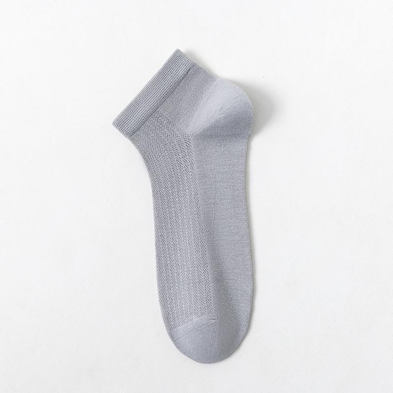 

Мужские короткие носки из тутового шелка, летние тонкие, антибактериальные, дезодорирующие, дышащие и влагоотводящие, черные мужские носки-следки летние 1 pair