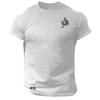 Side Dumbbell T Shirt Small Gym Clothing Bodybuilding Training Workout Exercise Lifting Boxing MMA Beast Bicep Pose Gym Monster Men Tee Top