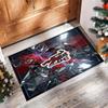 Tappeto in Flanella Stampato Manchester United Antiscivolo Morbido Poliestere Tappeto per Pavimento Tappetino Decorativo per Interni per Camera da Letto Soggiorno Divano