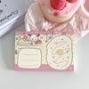 MINKYS 50 Sheets Kawaii Cartoon Memo Pads Paper To Do List Journal Note Paperlaria DIY Material Stationery