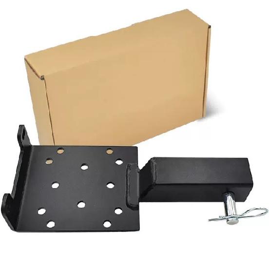 Winch Hitch Bracket Universal Receiver Trailer Bar ATV UTV Truck Mounting Plate Winch Fixing