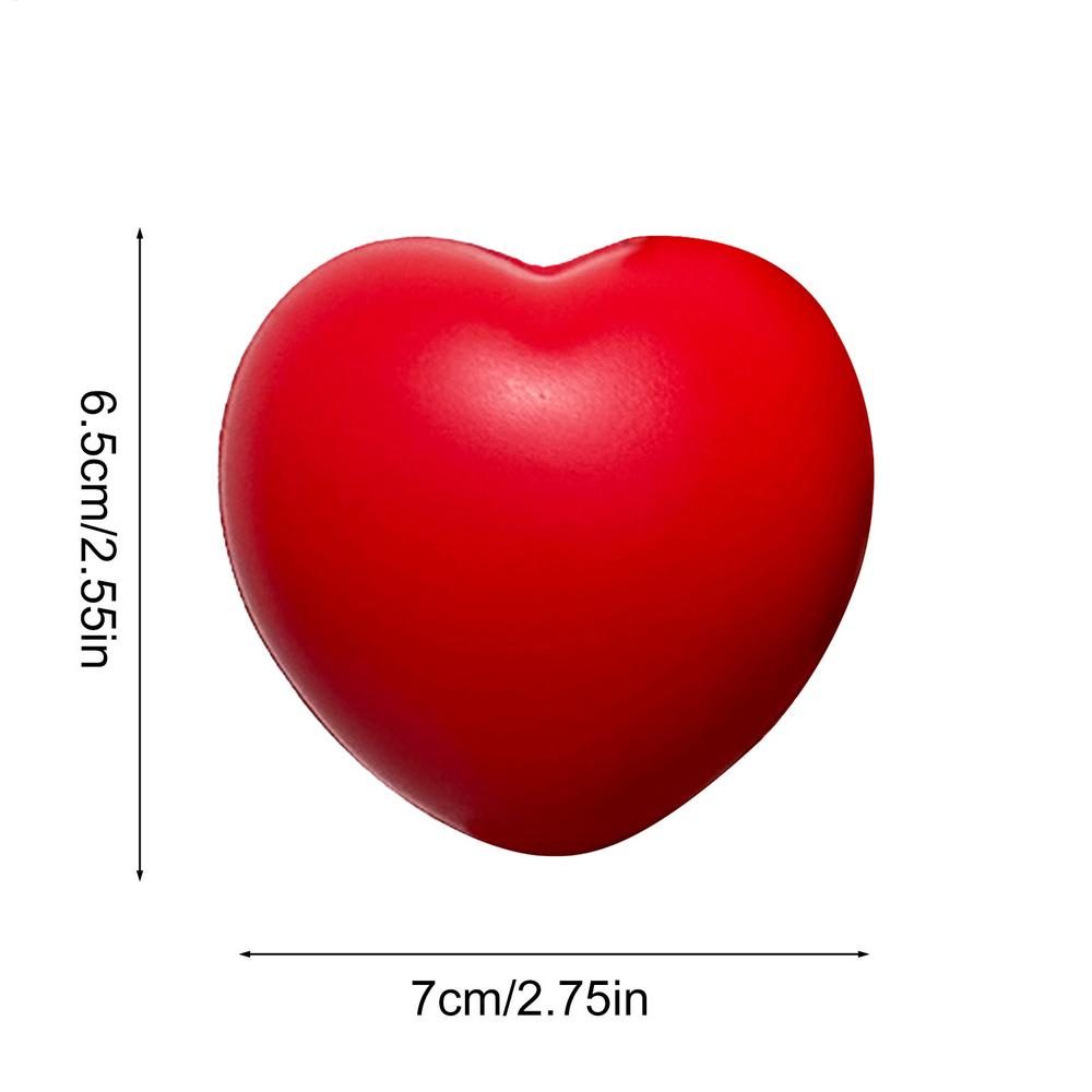 

Hand Strengthening Exercise Heart Shaped Squeeze Stress Ball Finger Massage Ball Hand Grip Ball For Hand SqueezeStress Relief красный