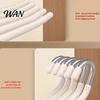 Suit Trousers Hanger 10PCS Trouser Rack No Clips or Teeth Marks Hangers Pull Out Pants Without Creases Hold Multiple Scarves Ties Organizer Clip-free