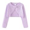 Bowknot Girls Knitted Cardigan Jacket Small and Medium Children's Sweater Thin Jacket