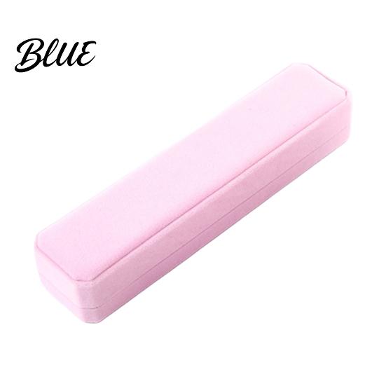 Jewelry Organizer Box Velvet Necklace Gift Storage Dust-Proof Small Handicraft