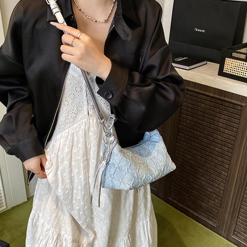 Handbag Women's New Fashion Denim Shoulder Bag Casual Messenger Bag