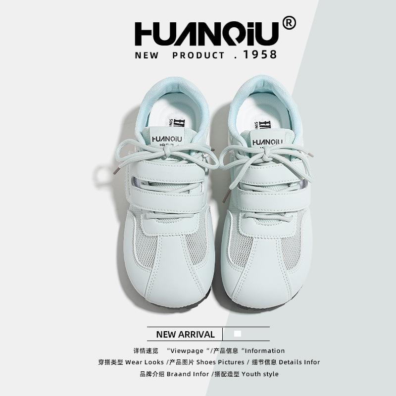 Global women's shoes mesh breathable flat baseplate shoes women's KMXFX8093 summer new trend versatile German training shoes women