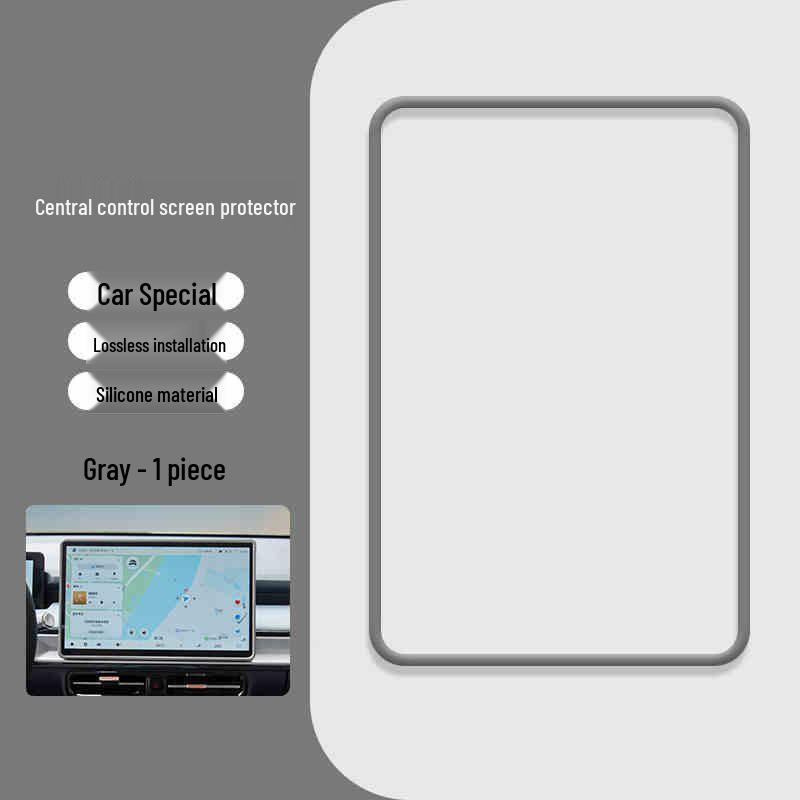 Fits 26 Changan Qiyuan A06 Models: Central Control Screen Protector & Navigation Frame Silicone Cover