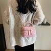 Woolen small bag women's new chain crossbody small square bag versatile mini hand bag