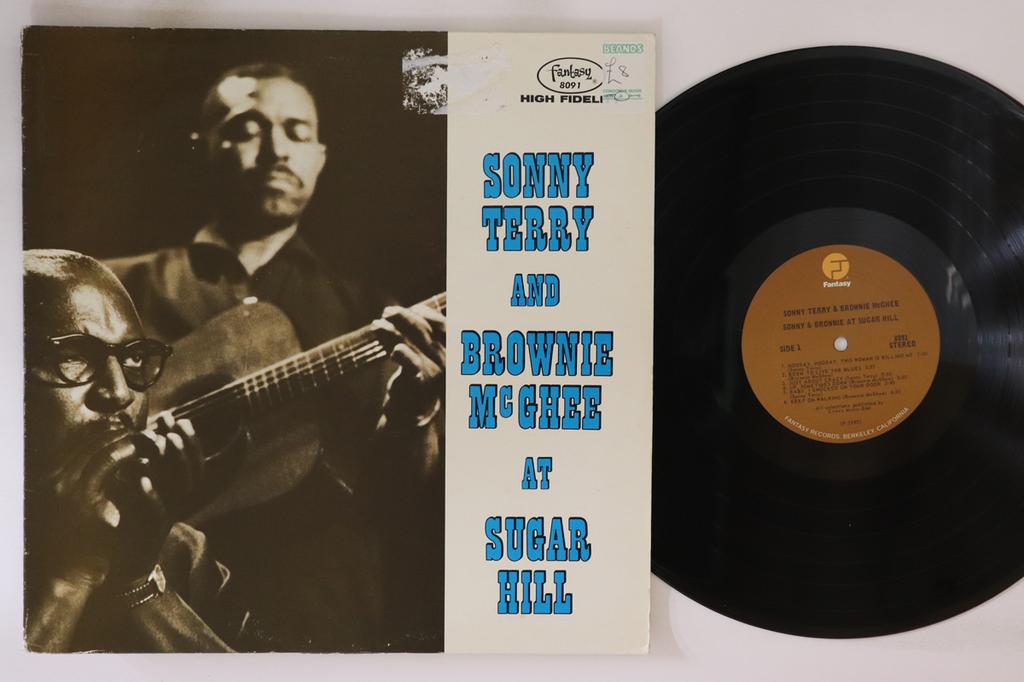 LP Record SONNY TERRY, BROWNIE MCGHEE - Sonny Terry And Brownie Mcghee At S 8091 FANTASY 1987 US Blues Used