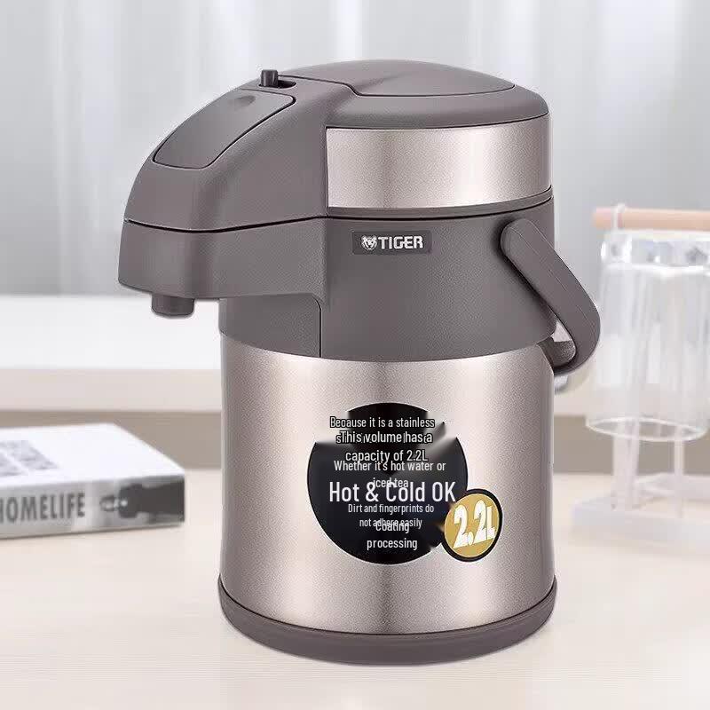 Tiger Air Pump Vacuum Insulated Thermal Pot 2.2L