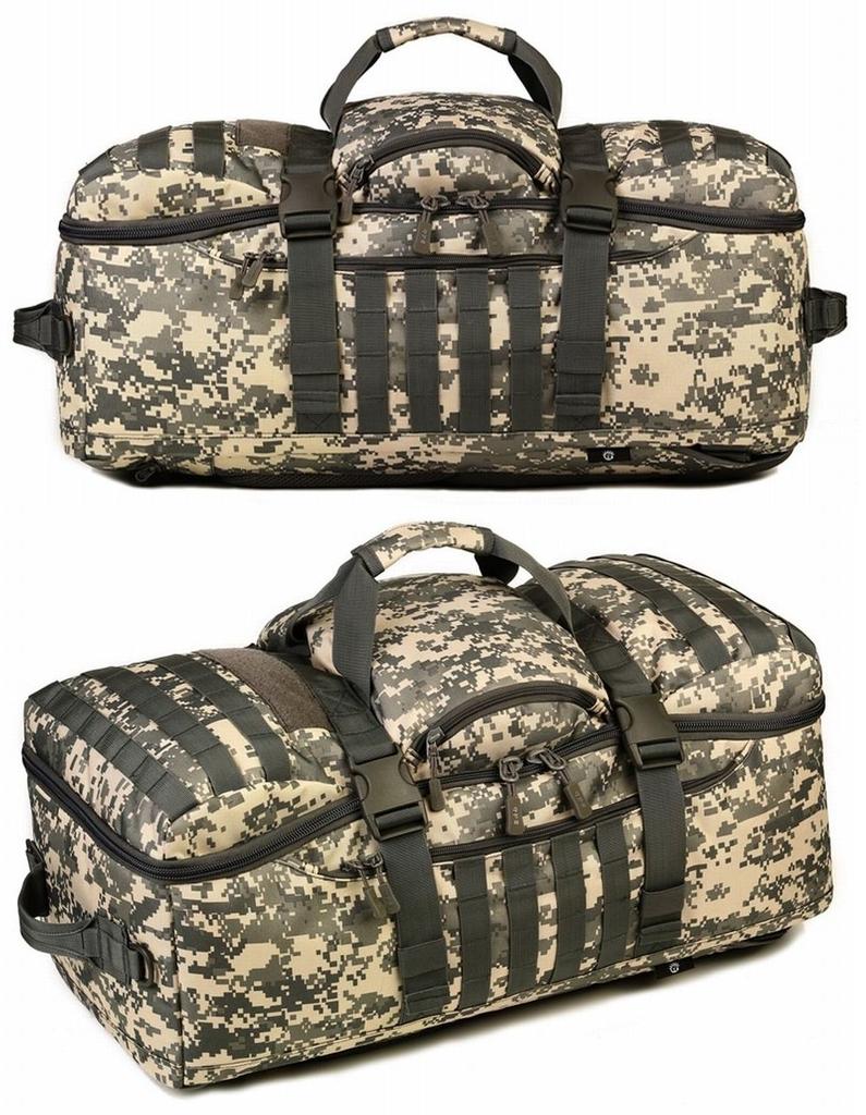 60L Large Capacity 4 Colors to Choose Multiple Ideal for Overseas Long and Multifunctional Alpine Military Outdoor Large Travel ACU Digital Camouflage