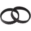 Traction Bands For Powers Wheels, 2Pcs Rubber Wavy Texture Traction Bands Rubber Tire Track Pool Cleaner Wheel Track Pool Cleaner Parts 15. 9cm Outer