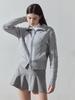 Road Roar Wool-Like Diagonal Cut Play Skirt M/Grey