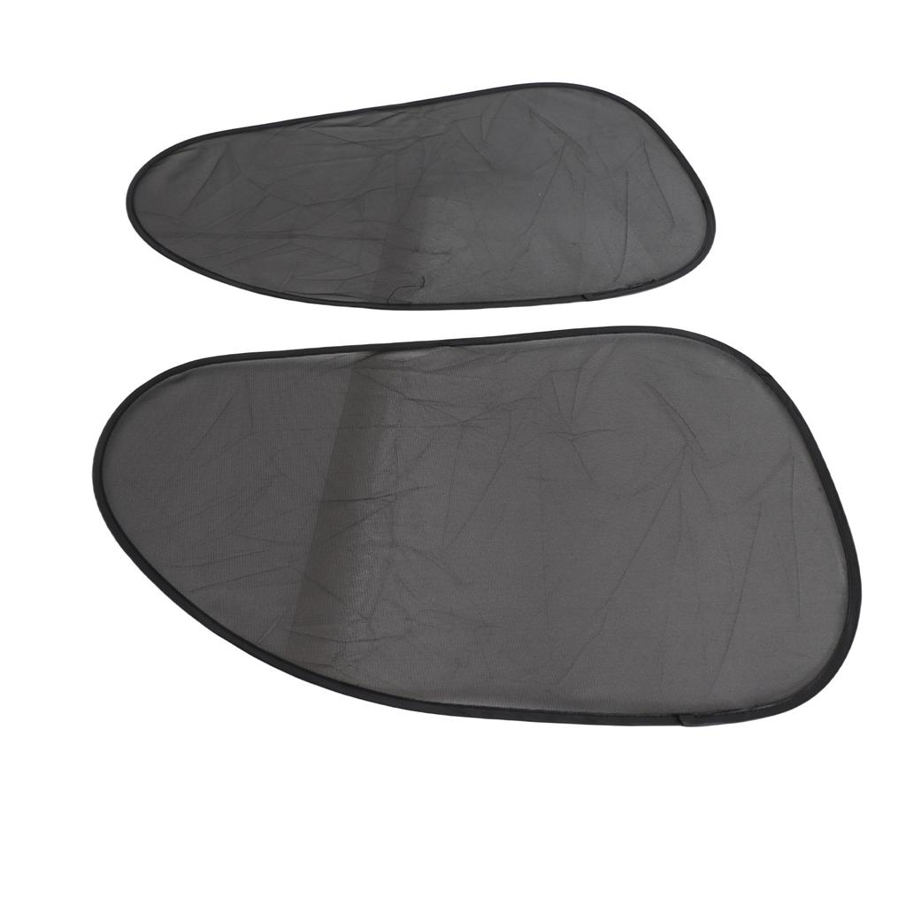 1 Pair Car Side Window Sunshade Sun Keep Interior Cool Blocking Breathable Car Side Window Screen