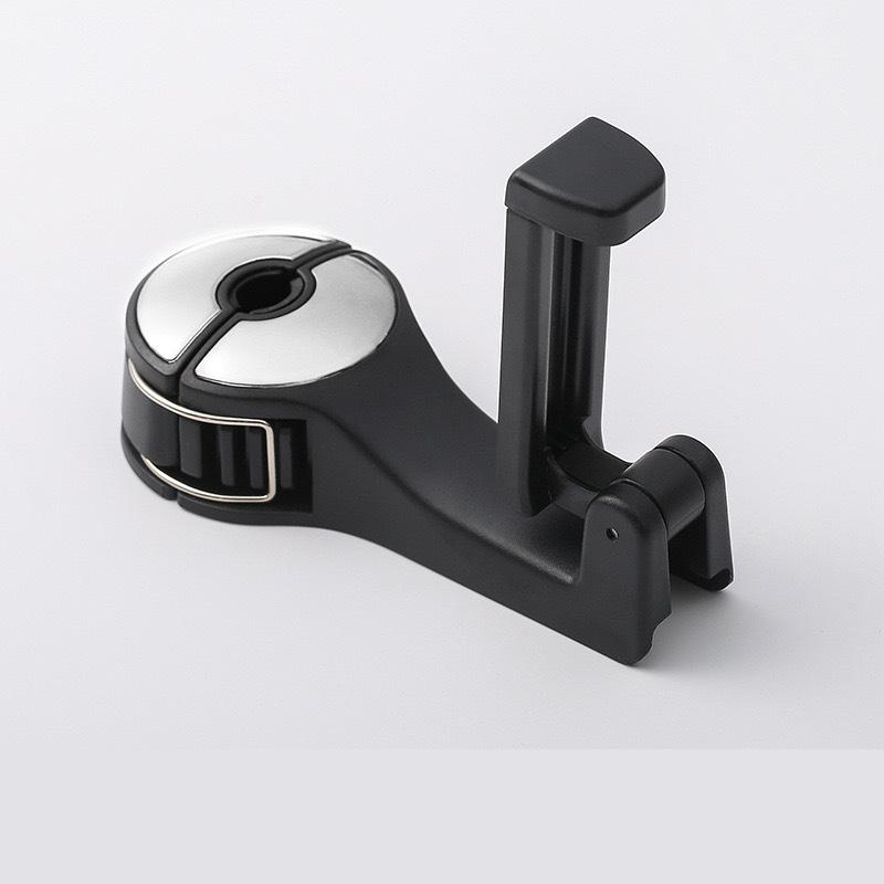 2 In 1 Multi-functional Car Seat Phone Holder Hook Hidden Rear Headrest Hook Seat Rear Type Mobile Phone Holder