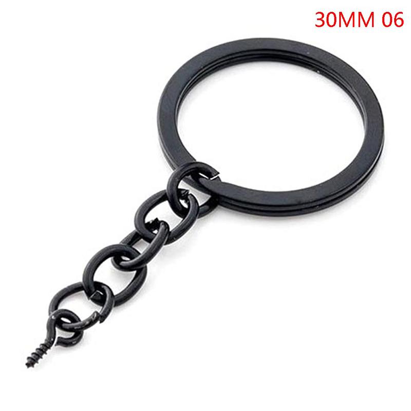 10Pcs Black 25Mm 30Mm Lobster Chain Key Chain Bag Diy Jewelry Making Accessories