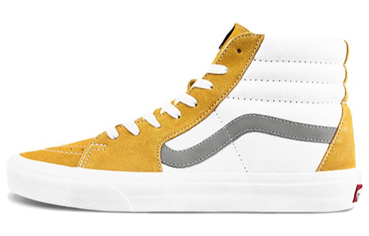 Vans SK8 HI White Yellow Unisex White Yellow VN0A4BV622L 34.5