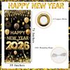 New Years Eve Party Supplies 2026 - New Years Decorations 2026 Door Cover, Happy New Year 2026 Banner, New Year Decorations for NYE Party Door