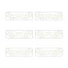 6Pcs Gold Glitter Freckles Face Tattoo Stickers Waterproof Artificial Freckle Patches Shimmering Makeup Speckles Freckle Tattoos