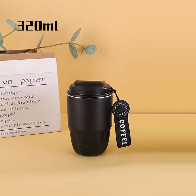 304 Edelstahl Isolierbecher Damen Herren Wasserflaschen Kaffeetasse Geschenk Tragbar Dual Drink Bürobecher Coca-cola Mode 2024