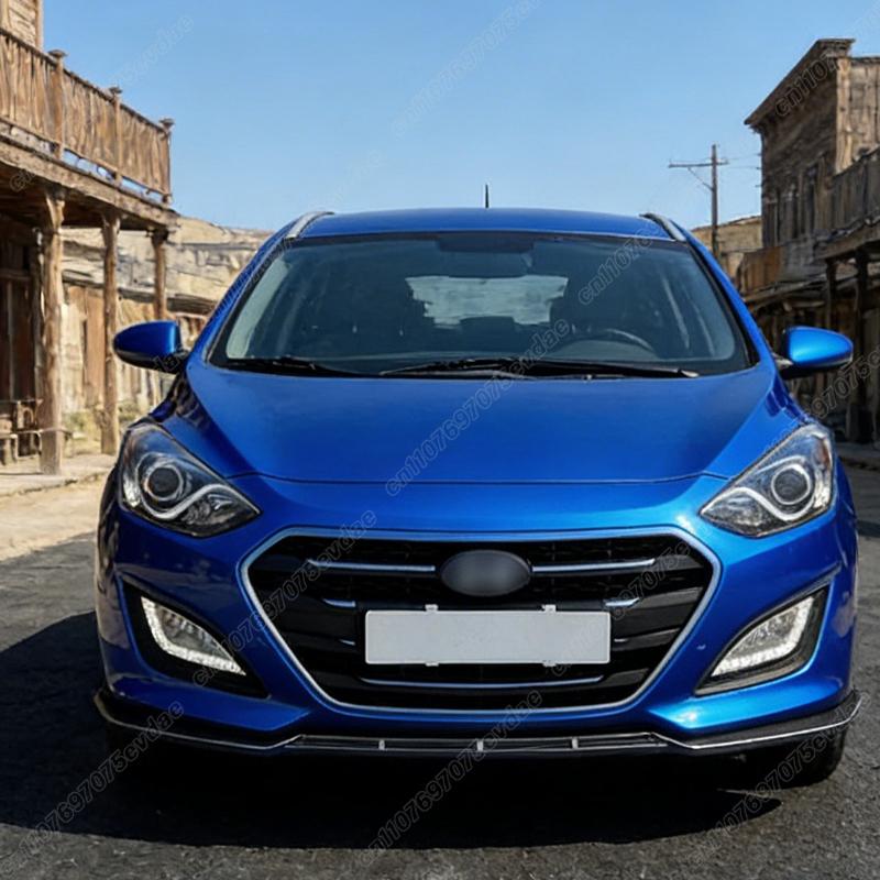 For Hyundai I30 MK2 MK2.5 2012 2013 2014 2015 2016 2017 Car Front Bumper Lip Sports Wind Spoiler Splitter Body Modification Kit