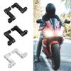 Customizable Height & Angles Motorcycle Foot Pegs Aluminum Foot Pegs Support Enhances Ride Comfort Motorbike Spare Part