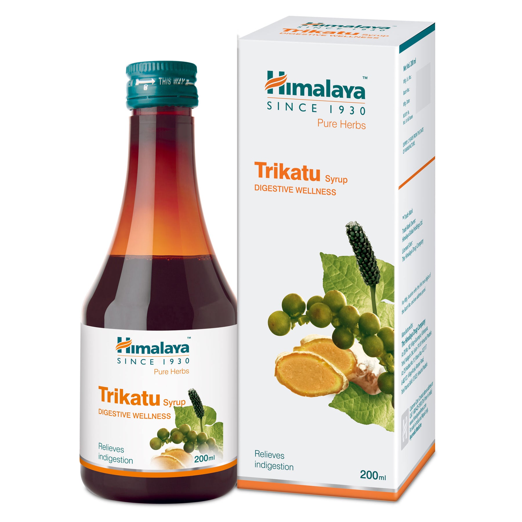 

Himalaya Trikatu Syrup 200ml Herbal Digestive Tonic To Support Metabolism, Improve Appetite And Relieve Abdominal Bloating Naturally