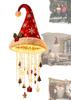 Lighted Santa Hat Hanging Chandelier – Festive Glowing Holiday Decoration for Indoor Ceiling, Living Room, Porch & Party