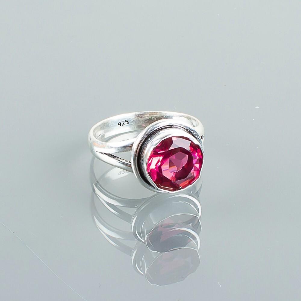 Natural Pink Tourmaline Gemstone 925 Sterling Silver Jewelry Handcrafted Ring RR-11-13