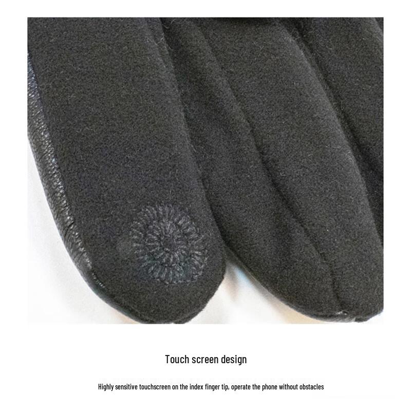 Men's Warm Scarf and Gloves Gift Set