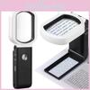Loupe Multifonctionnelle Portative Avec Lumières LED et UV Idéale Pour Lire et Voir les Petits Caractères