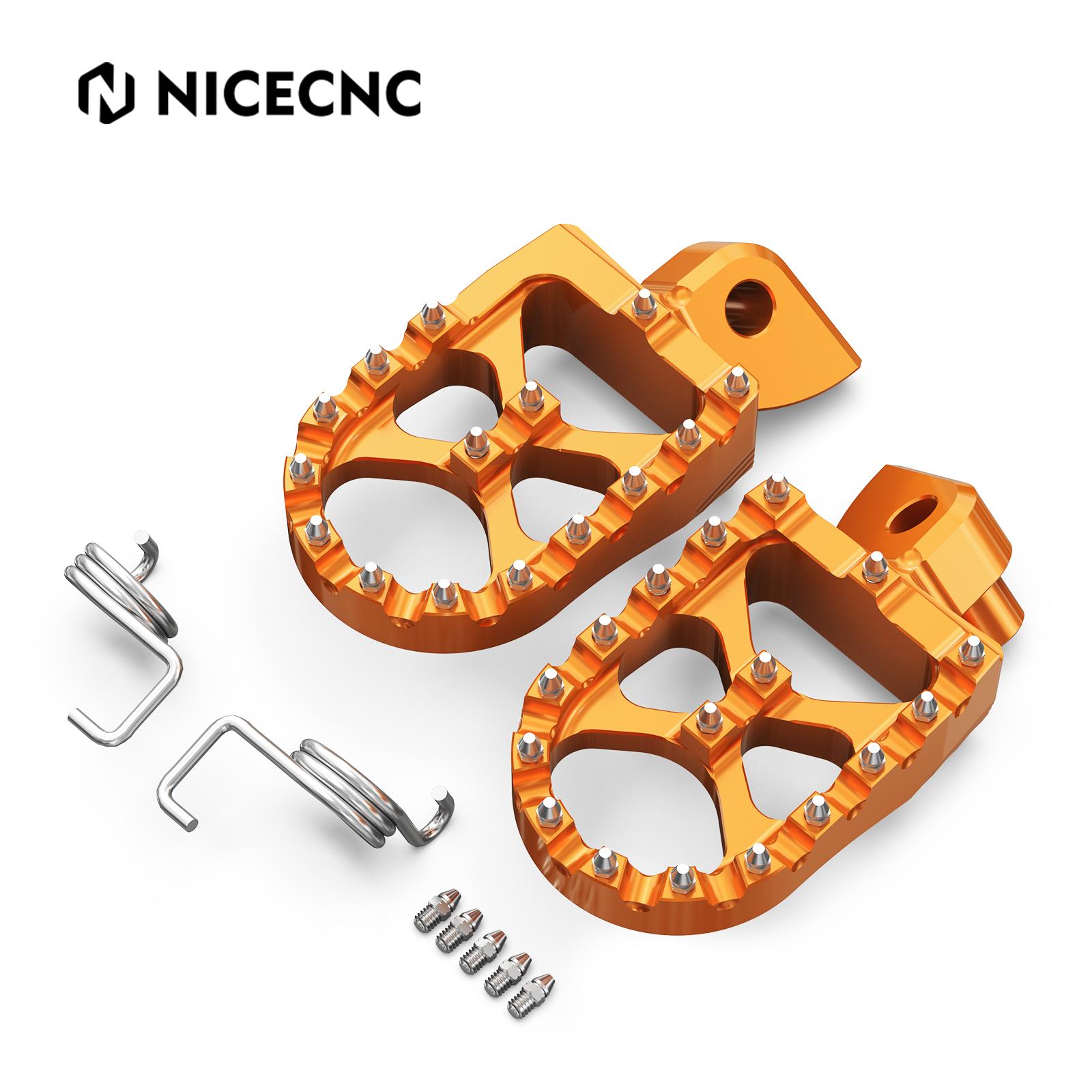 

NICECNC For KTM EXC 300 SX 65 SX 85 SX 150 200 SXF 250 EXCF 350 XC 125 XCF 450 XCW 530 XCFW 1998-2016 Footrest Footpeg Foot Pegs