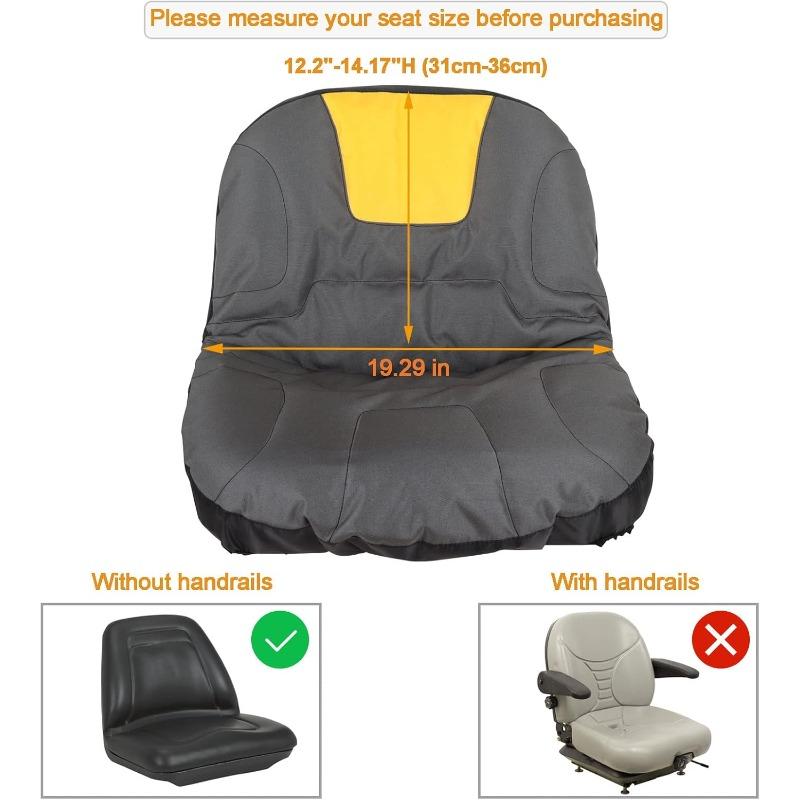 Heavy Duty Durable Lawn Mower Seat Cover Oxford Cloth Non Slip Anti Scratch Waterproof Forklifts Garden Construction Tools