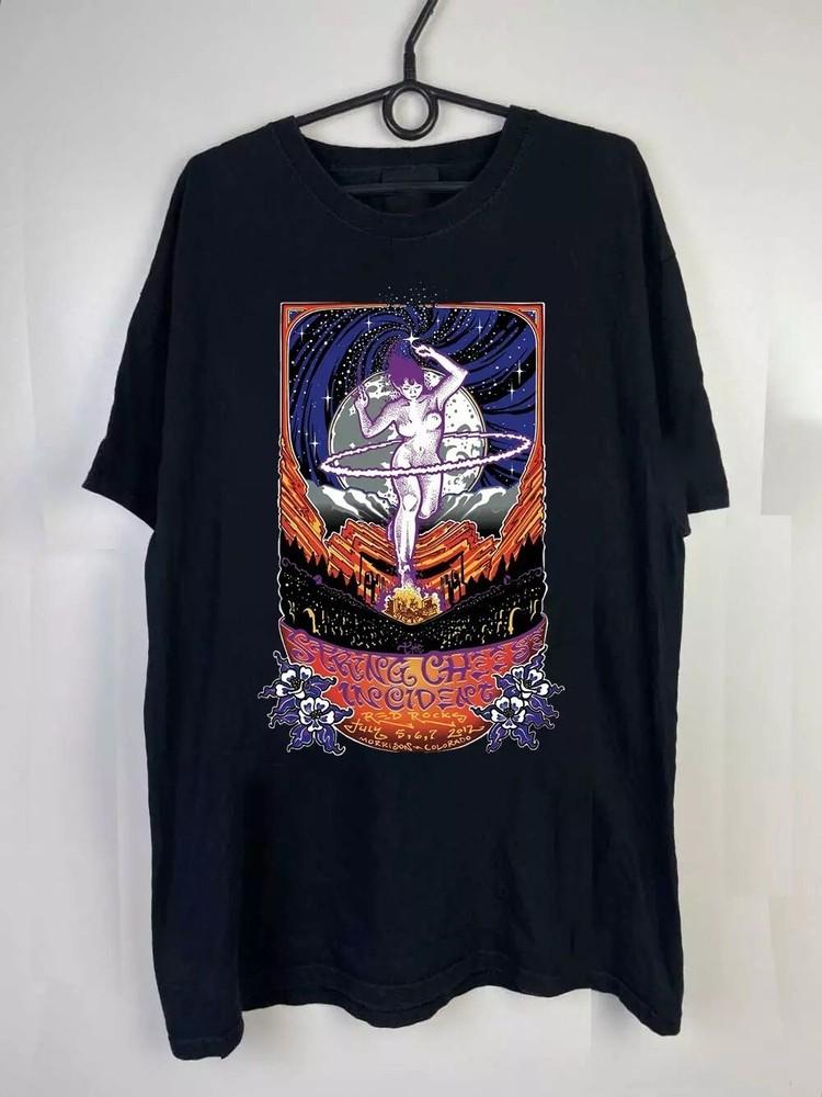 The String Cheese Incident band red rocking tee Unisex T-Shirt All Size NI1077 Unisex T-Shirt XXXXL