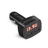 4 in 1 Dual USB 3.1A Car Charger Adapter with LED Display Voltage Current Temperature Monitor Digital Display Phone Fast Chargin