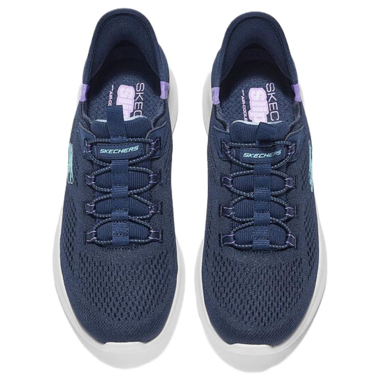 Skechers Skech-Lite Pro Sport Comfortable Fashion Versatile Breathable Lightweight Low-Top Lifestyle Casual Shoes Women sneaker Navy-Blue 150017-NVMT